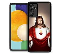 TnXee Compatible with Samsung Galaxy A14 Case,Jesus Christ Anti-Skid and Shockproof Protective Case for Men/Women,Soft Silicone Rubber+Hard PC Back Cover Compatible with Samsung Galaxy A14
