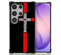 TnXee Compatible with Samsung Galaxy S26 Ultra Case,God Cross Phone Cover for Men,Soft TPU Anti-Skid Thread And Four Corner Anti-Collision Protection Case Compatible with Samsung Galaxy S26 Ultra