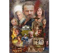TNXEV 5D DIY Diamond Painting Embroidery Movie Walking Dead 3D Full Round Diamond Cross Stitch Set Mosaic Home Craft Decoration 30x40cm