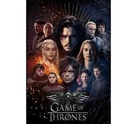 TNXEV DIY Diamond Painting 5D Movie Game of Thrones, Cross-Stitch Embroidery Kit Full Circle Rhinestone Art, Home Decoration 40x40cm