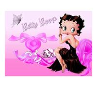 TNXEV Painting Wall Art 5d DIY Diamond Handmade Betty Boop Full Round Drill Embroidery Lovely Anime Cross Stitch Picture Mosaic Gifts Diamond Painting Christmas Gifts 30x40cm