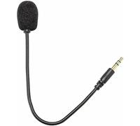 Tnyvm Black Headset Microphone 3.5mm Plug, Black Headset Microphone Adjustable 360 Degrees Bendable Jack Headphone Controller Z5a5 Combined, 3.5mm Game Gaming Mic to Mic Headsets Accessories