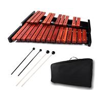 TNZMART 25 Note Wooden Glockenspiel Xylophone with Mallet Professional Percussion Instrument