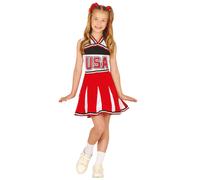(to 9 years (125-135 cm)) USA cheerleader costume for girls