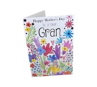To A Dear Gran Painting Of Flowers Design Mother's Day Card