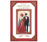 To A Dear Granddaughter And Her Husband Couple Photo Frame Design Christmas Card