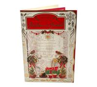 To A Dear Grandma And Grandad Best Wishes Classic Design Christmas Card