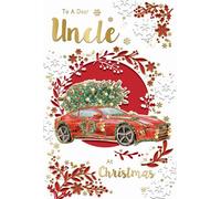 To A Dear Uncle Die Cut Car Design Christmas Card