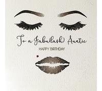 To a Fabulash Auntie Happy Birthday, Handmade Greeting Card by Five Dollar Shake GS54