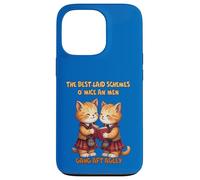 To A Mouse Orange Cats Reciting Burns Poetry Case for iPhone 13 Pro