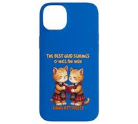 To A Mouse Orange Cats Reciting Burns Poetry Case for iPhone 14 Plus