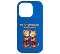 To A Mouse Orange Cats Reciting Burns Poetry Case for iPhone 14 Pro