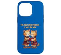 To A Mouse Orange Cats Reciting Burns Poetry Case for iPhone 14 Pro Max