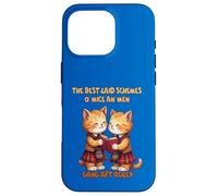 To A Mouse Orange Cats Reciting Burns Poetry Case for iPhone 16 Pro
