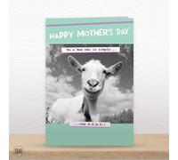To A Mum Who Is Simply The G.O.A.T - Funny Mother's Day Card