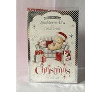 To A Special Daughter-In-Law At Christmas Card Teddy Relaxing/Grey Sofa(PH42837A)
