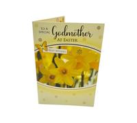To A Special Godmother Yellow Daffodil Flowers Design Easter Card