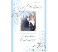 To A Special Godson On Your First Holy Communion Card Lovely Verse