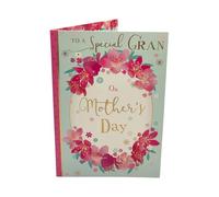 To A Special Gran Pink Floral Design Mother's Day Card