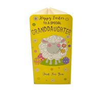 To A Special Granddaughter Cute Easter Money Wallet Card