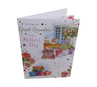 To A Special Great Grandma Garden Scene Design Mother's Day Card