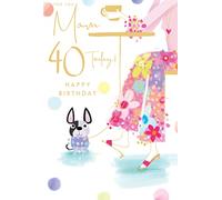 To A Special Mam 40 40th Today Coffee Table Happy Birthday Card Lovely Verse