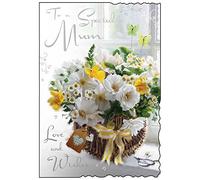 To A Special Mum - Love and Wishes - Birthday card.