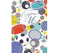 To A Special Nephew 16 16th Today Sports Happy Birthday Card Lovely Verse