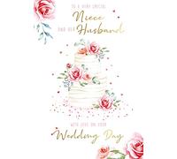 To a Special Niece And Her Husband Wedding Day Card by Cherry Orchard - ML1112