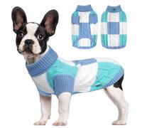 To A Turn Pet Sweaters, Turtleneck Pullover Dog Sweaters Dogs Sweaters,Pet Clothes,Suitable for All Types of Dogs and Most Seasons (Blue Group,2XL)
