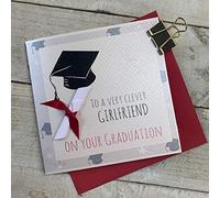 To A VERY CLEVER GIRLFRIEND ON YOUR GRADUATION, Handmade Graduation Card - Code G15-GF