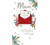 To A Very Special Mum Embellished Christmas Card Hand-Finished Champagne Cards XCDC384