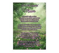 To A Very Special Mum Memorial Card Funeral Graveside Poem & Stake F468