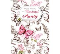 to A Wonderful Aunty Birthday Greeting Card Second Nature Just To Say Cards JT207 JT207