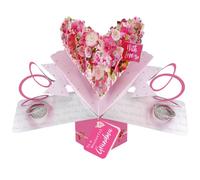 To A Wonderful Grandma Floral Heart Pop Up Mother's Day Card 3D Greeting Cards POP020M06