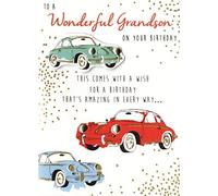 To A Wonderful Grandson On Your Birthday Greeting Card Second Nature Just To Say JT203