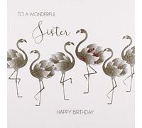 To a wonderful Sister, Happy Birthday - Handmade Greeting Card by Five Dollar Shake GS13