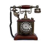 To Achieve Antique Telephone, Turntable, European-style Old-fashioned Retro Telephone, Retro Living Room Landline Gift 001s
