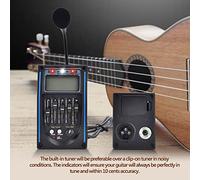 To Acoustic Guitar Preamp 14×11×6 5 Band Preamp Eq Equalizer Piezo Digital Tuner Pickup for Acoustic Guitar