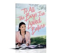 To All The Boys I've Loved Before Creative Waterproof Decorative Paintings Free of Framing Directly Pasted with Moisture-proof And Anti Fouling Materials Living Room Bedroom Hanging Paintings Artistic