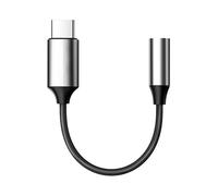 to Aux Audio Dongle Cable - 3.5mm Type-C Jack Headphone Adapter | Portable Stereo Cord with Nylon Braid for Phone | Aluminum Alloy Audio Adapter Cable for Laptop, Tablet, Car Speaker, Music Pl