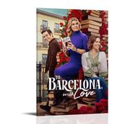 To Barcelona, With Love Poster Romantic Moive Canvas Wall Art Printing For Wall Decor24x36inch(60x90cm) Frame-style