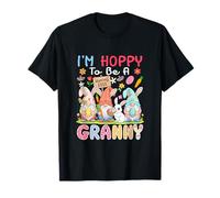 to Be A Granny Easter Three Gnomes Bunnies Funny Family T-Shirt