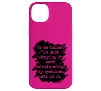 To Be Honest I'm Just Winging It Funny Mom Feelings Humor Case for iPhone 14 Plus