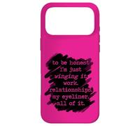 To Be Honest I'm Just Winging It Funny Mom Feelings Humor Case for iPhone 17 Pro Max