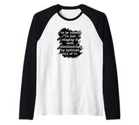to Be Honest I'm Just Winging It Funny Mom Feelings Humor Raglan Baseball Tee