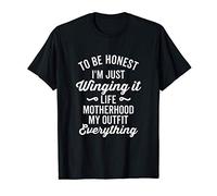 To Be Honest I'm Just Winging It Funny Vintage Retro T-Shirt