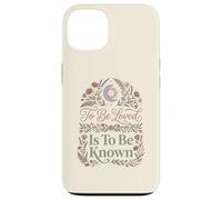 To Be Loved Is To Be Known Retro Vintage Love Quote 1 Case for iPhone 13