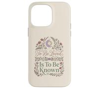 To Be Loved Is To Be Known Retro Vintage Love Quote 1 Case for iPhone 14 Pro Max