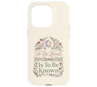 To Be Loved Is To Be Known Retro Vintage Love Quote 1 Case for iPhone 15 Pro